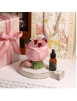 Rose Dried Flower Pink Diffuser Stone