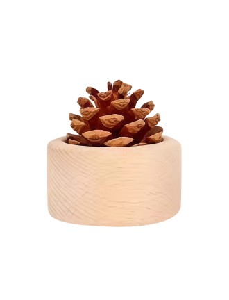 Pine Cone Scented Beechwood Ornament