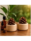 Pine Cone Scented Beechwood Ornament