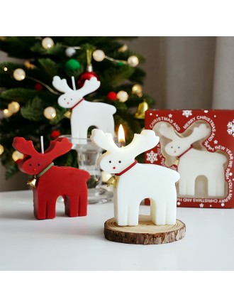 Reindeer Shaped Scented Candle