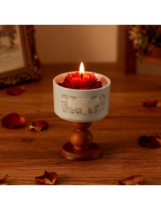 Camellia Shaped Scented Candles