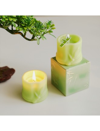 Bamboo Tube Shaped Scented Candles
